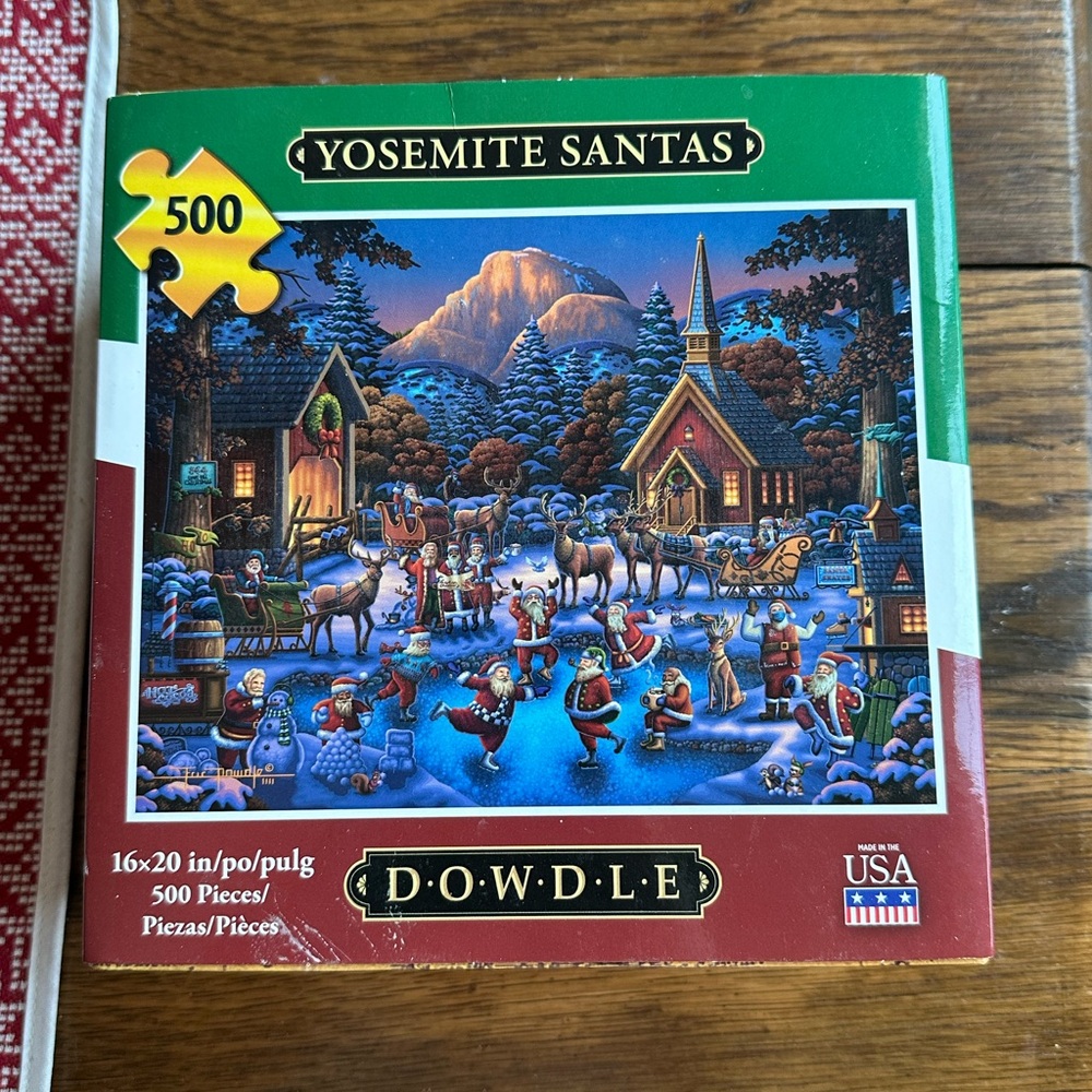 Yosemite Santas 500-Piece Puzzle
